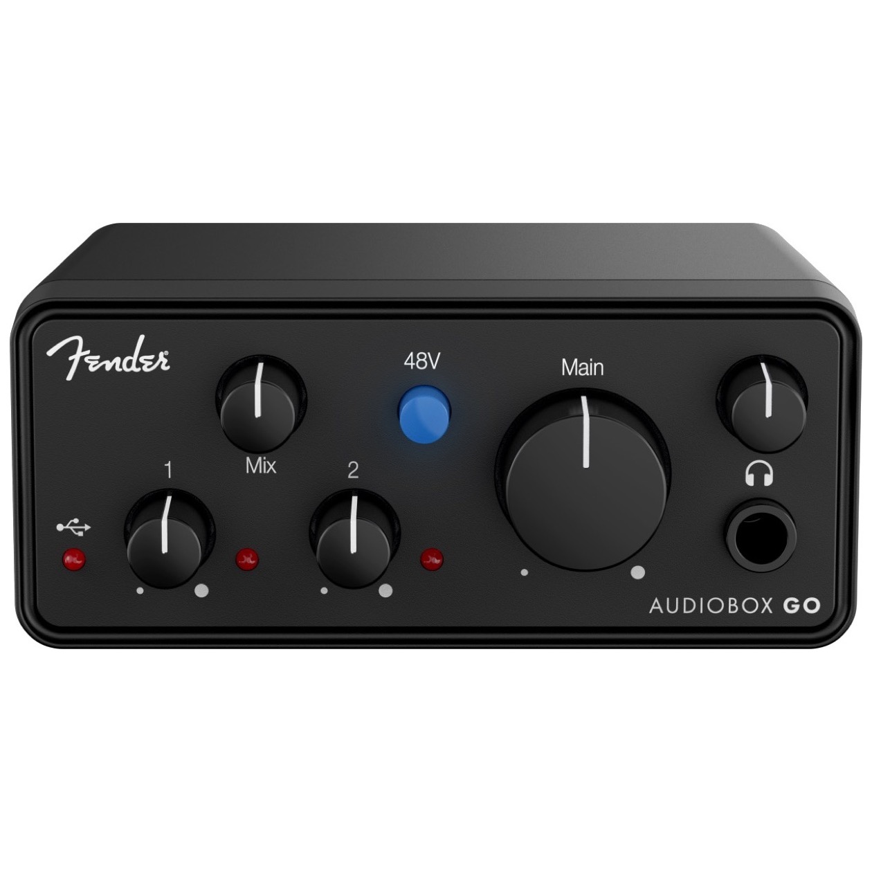 Fender AudioBox GO, Black 2 x 2 USB-C Audio Interface Model 2777700712 NIEUW 2026 MODEL