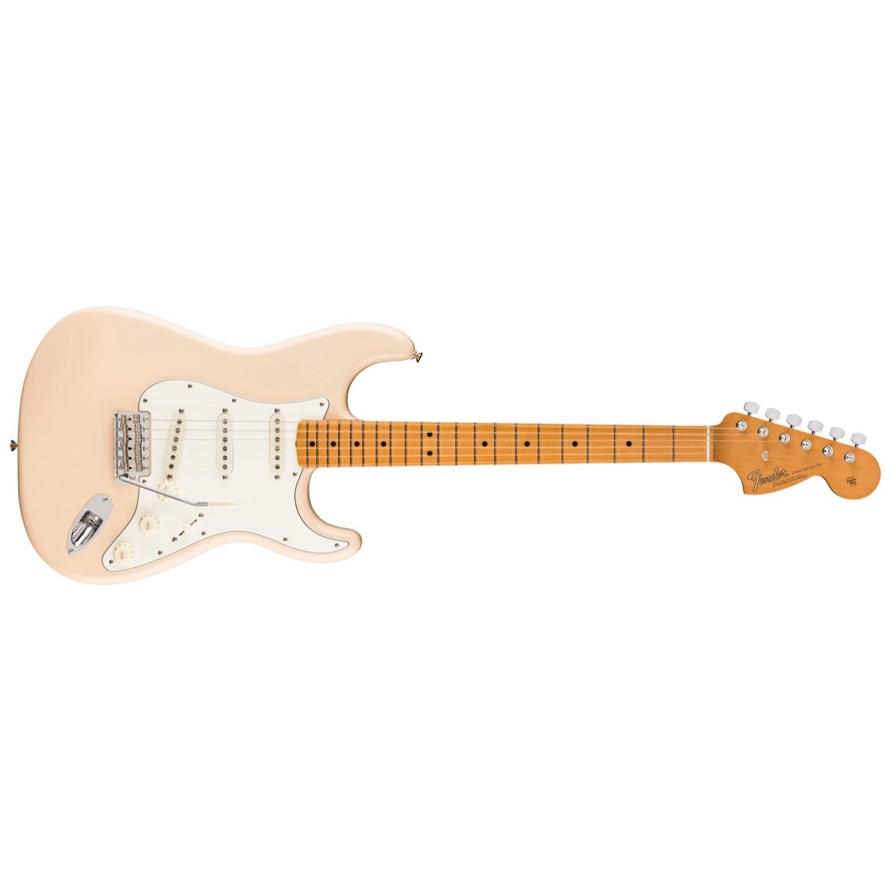 Fender Vintera III Late '60s Stratocaster, Maple Fingerboard, Olympic White Model 0149172305 Inclusief Fender Deluxe Gig Bag