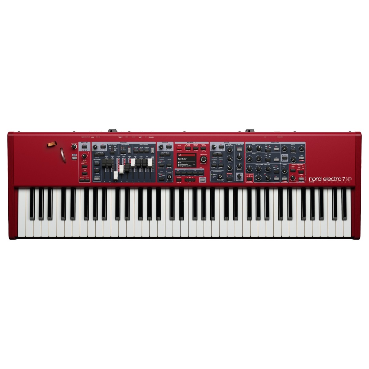 Nord Electro 7 HP Synthesizer, 73 Toetsen Kawai Hammer Action Portable Keybed With Triple Sensor NIEUW 2026 MODEL, NU TE BESTELLEN VOOR LEVERING APRIL/MEI 2026
