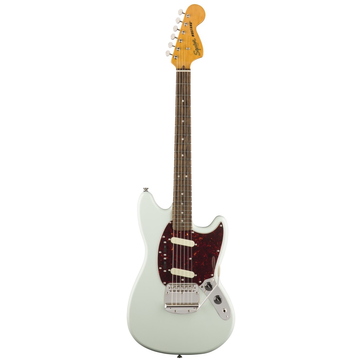 Squier Classic Vibe '60s Mustang, Laurel Fingerboard, Sonic Blue Model 0374080572 Elektrische Gitaar
