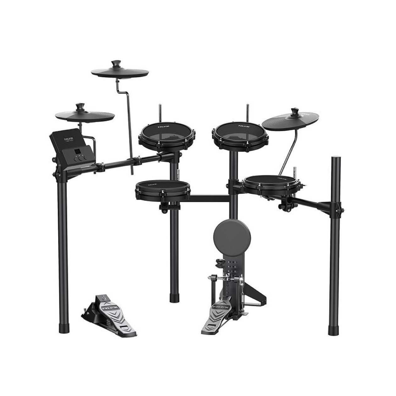 Nux DM 110 / DM110 digitaal drumstel, 8 Delig, Mesh Drumvellen, Compact Design, Aansturing via App, DIRECT LEVERBAAR, Nieuw in doos en geheel compleet !