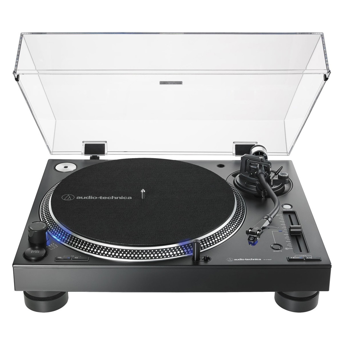 Audio-Technica AT LP 140XP Black / AT-LP140XP Black Professionele Draaitafel met Directe Aandrijving