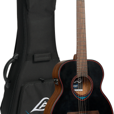 Lag TBW 1 TE / TBW1 TE Bluewave 1 Smart Guitar Travel Acoustic Western Gitaar Black Inclusief Gig Bag