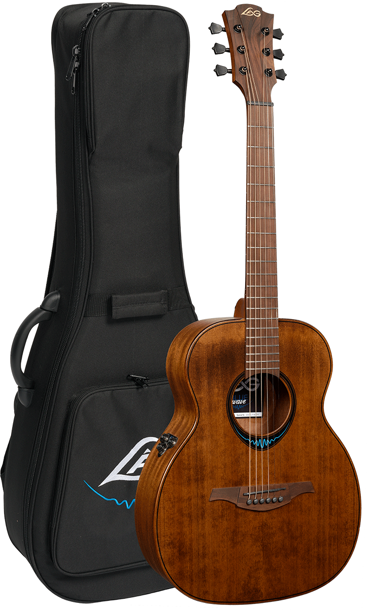 Lag TBW 1 TE BRW / TBW1 TE BRW Bluewave 1 Smart Guitar Travel Vintage Brown Acoustic Western Gitaar Inclusief Gig Bag
