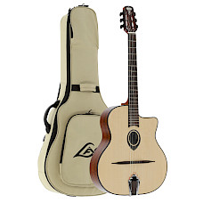 Lag SL 200 / SL200 Swing Lag Gypsy Jazz Gitaar Inclusief Lag Gig Bag Deluxe
