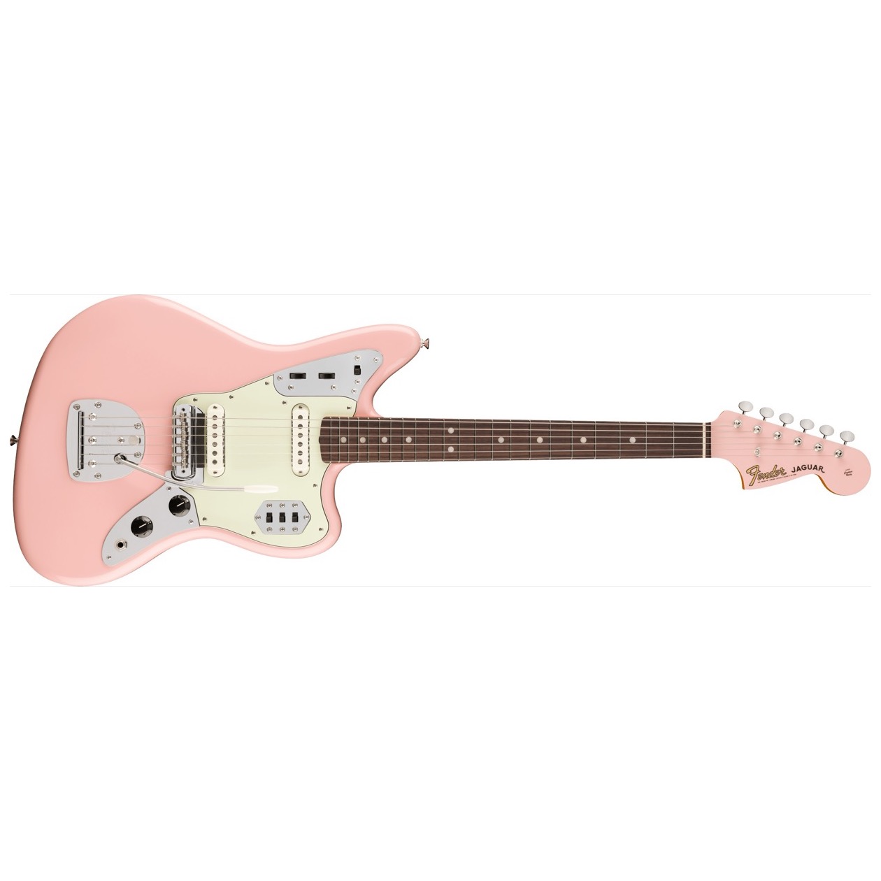 Fender Vintera III Mid '60s Jaguar, Rosewood Fingerboard, Shell Pink Model 0149340356 Inclusief Fender Deluxe Gig Bag