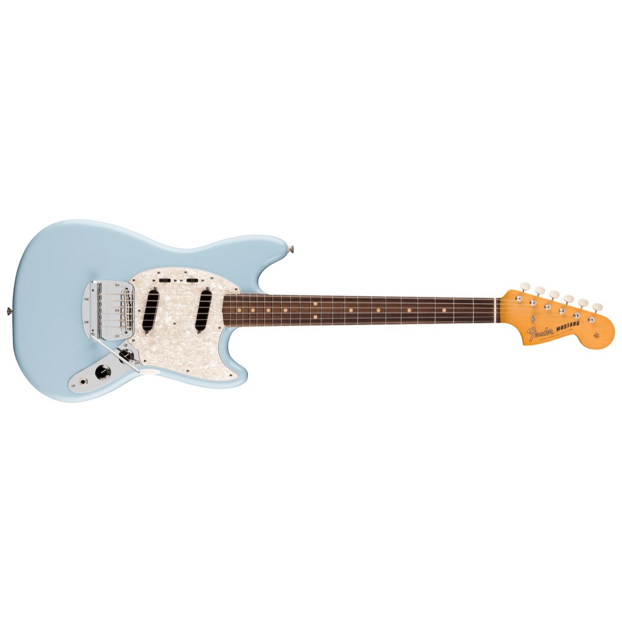 Fender Vintera III Mid '60s Mustang, Rosewood Fingerboard, Sonic Blue Model 0149350372 Inclusief Fender Deluxe Gig Bag
