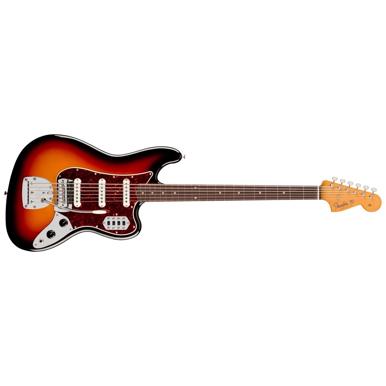 Fender Vintera III Early '60s Bass VI, Rosewood Fingerboard, 3-Color Sunburst Model 0149390300 Inclusief Fender Deluxe Gig Bag