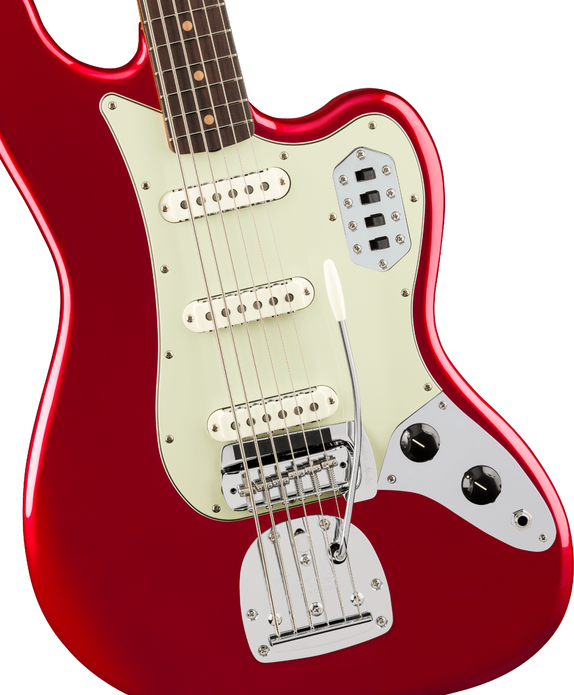 Fender Vintera III Early '60s Bass VI, Rosewood Fingerboard, Candy Apple Red Model 0149390309 Inclusief Fender Deluxe Gig Bag