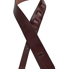 Gaucho GST 941 DBR / GST941 DBR Cobbler Series Gitaarband Europees leer, 6.0 cmm breed, Donker Bruin