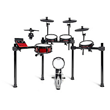 Alesis Nitro Ultimate 9-Piece Professional Electronic Drum Kit with Movable Hi-Hat and Bluetooth inclusief Bassdrum Pedaal