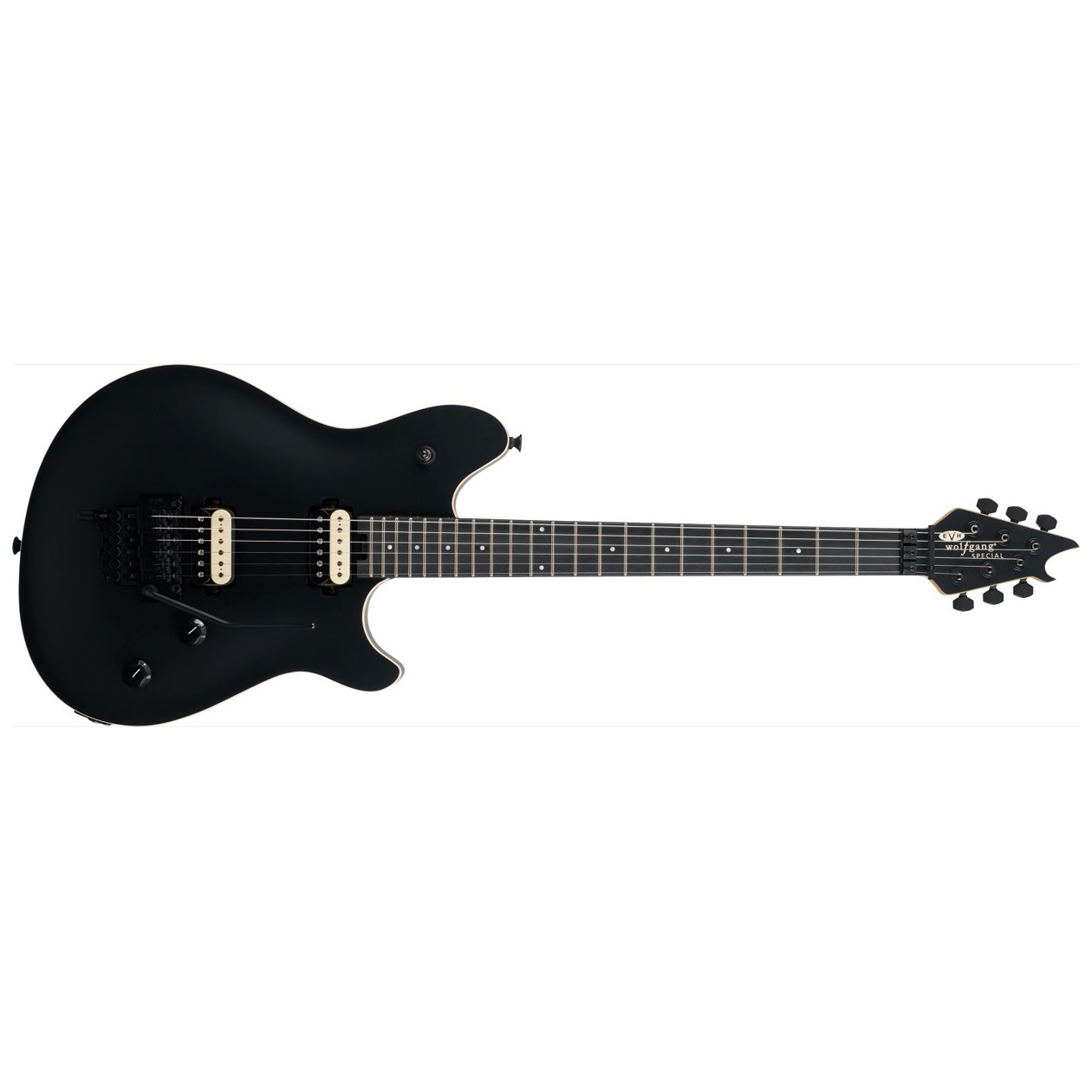 EVH Wolfgang Special, Baked Maple, Ebony Fingerboard, Stealth Black Model 5107703368 Inclusief Gig Bag