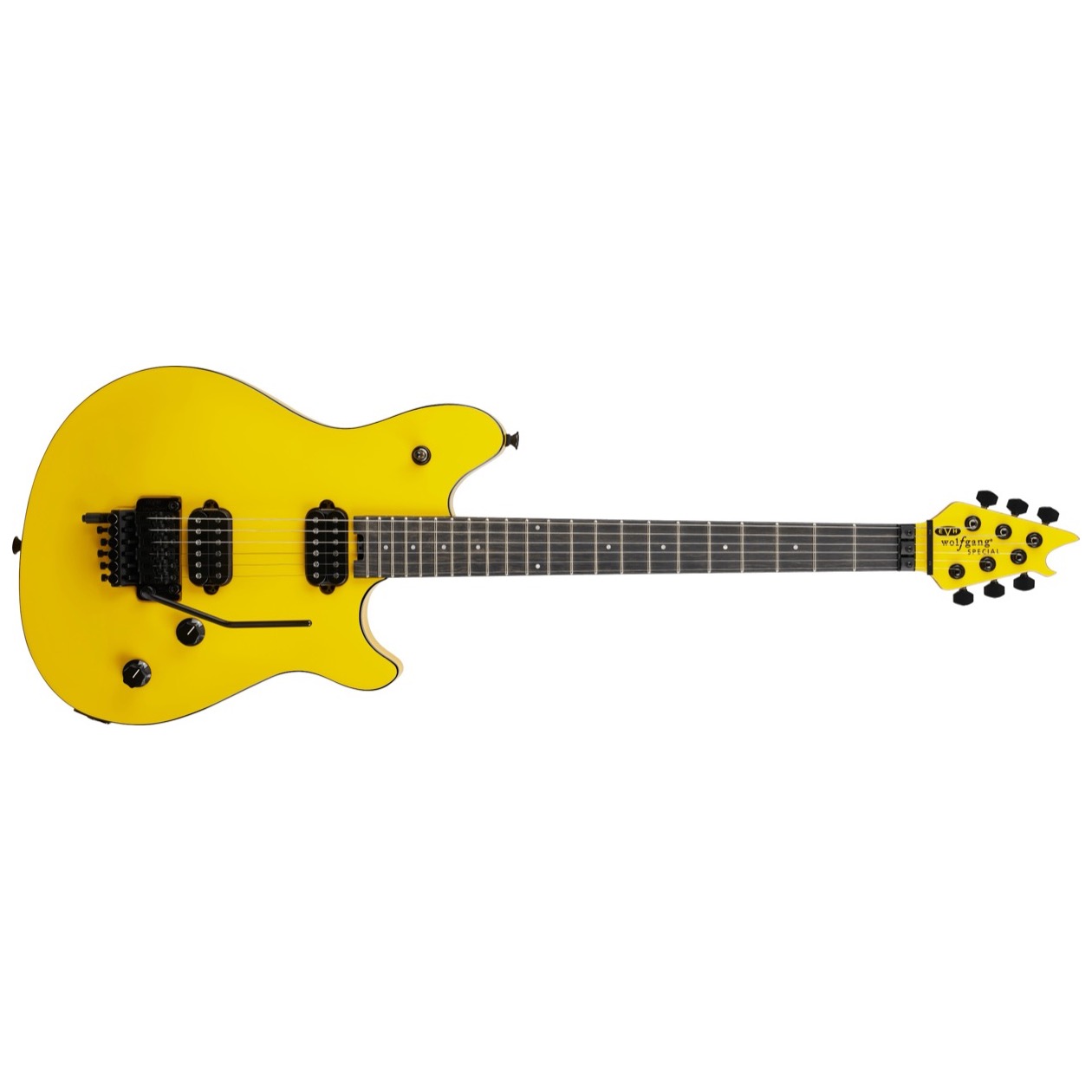 EVH Wolfgang Special, Baked Maple, Ebony Fingerboard, Caution Yellow Model 5107701304 Inclusief Gig Bag