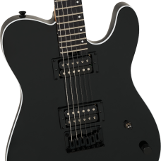 Charvel Standard Series San Dimas Style-2 SD2 HH HT, Amaranth Fingerboard, Gloss Black Model 2976181303 Elektrische Gitaar
