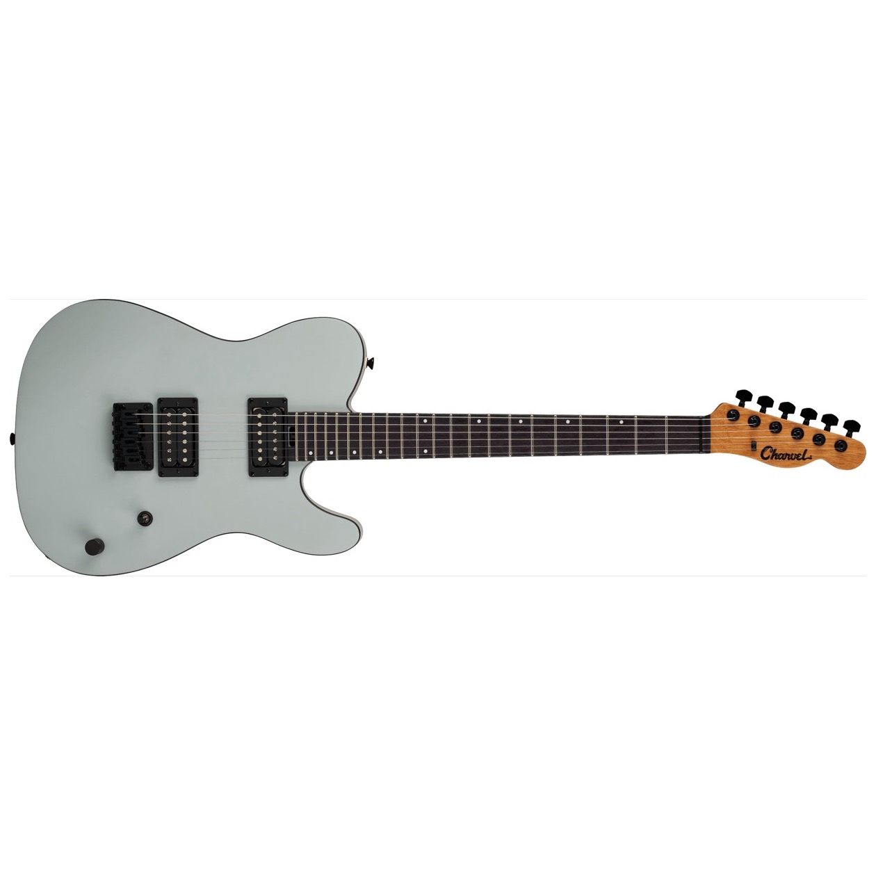 Charvel Standard Series San Dimas Style-2 SD2 HH HT, Amaranth Fingerboard, Satin Gray Model 2976181370 Elektrische Gitaar