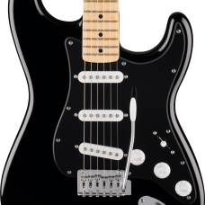 Fender Standard Stratocaster, Maple Fingerboard, Black Pickguard, Black Model 0266223506 HEMELVAARTSDAG/BLACK FRIDAY SPECIALE AANBIEDING GELDIG TOT 31 DECEMBER 2026