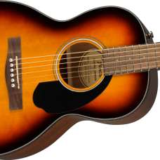 Fender CP 60 S / CP60S Parlor, Walnut Fingerboard, Sunburst Akoestische Western Gitaar Parlor Model 0970120032