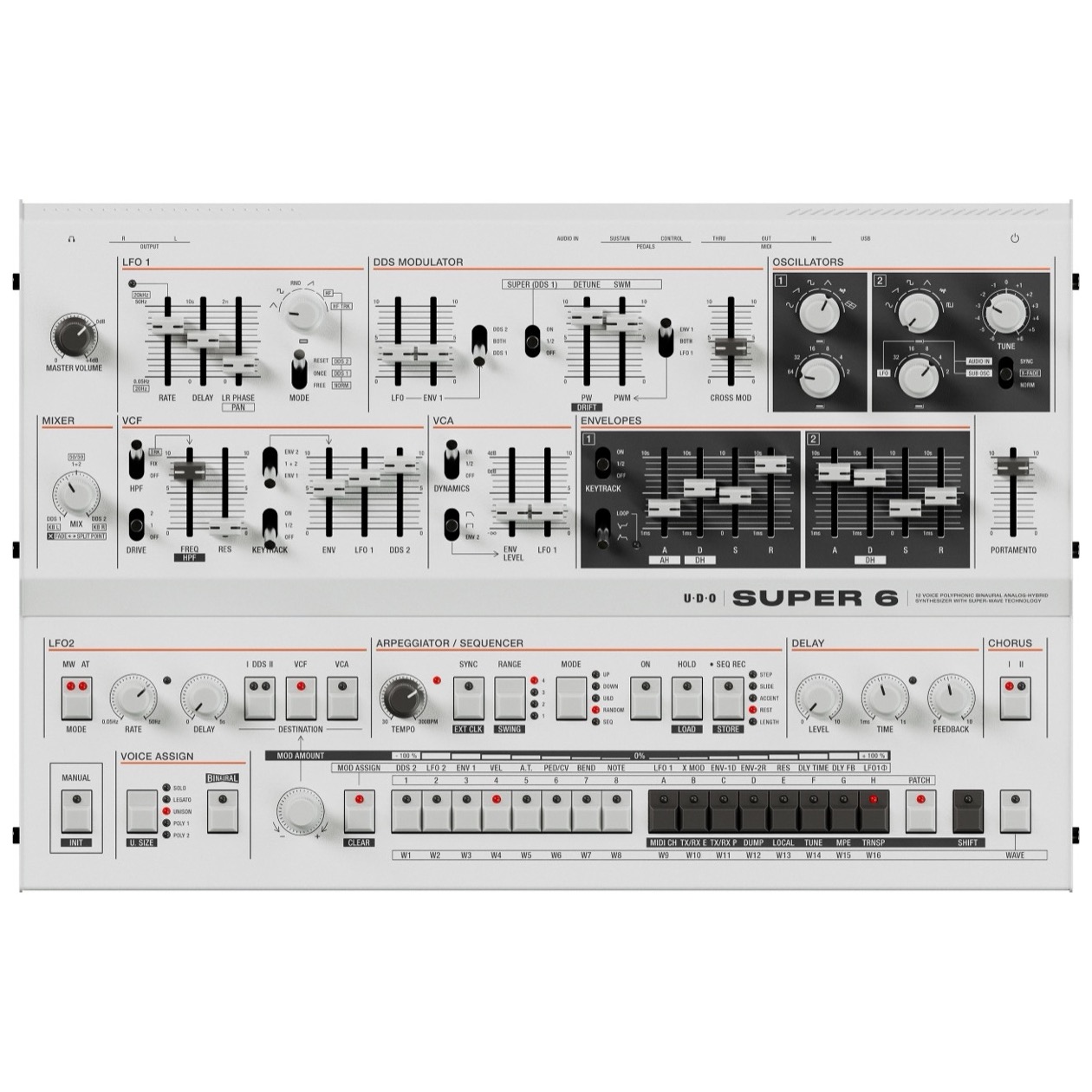 UDO Audio Super 6 Desktop White Edition