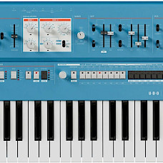UDO Audio Super 6 Keyboard Blue 12-voice Polyphonic, Binaural Analog-hybrid Synthesizer