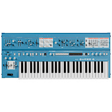 UDO Audio Super 6 Keyboard Blue 12-voice Polyphonic, Binaural Analog-hybrid Synthesizer