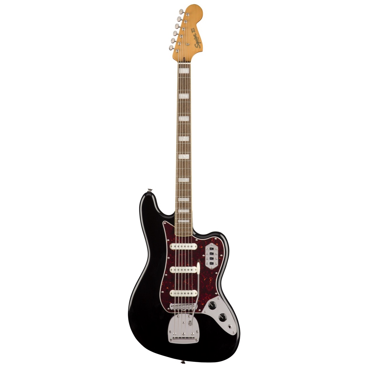 Squier Classic Vibe Bass VI, Laurel Fingerboard, Black Model 0374580506 Bas Gitaar