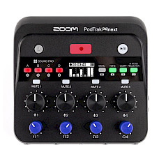 Zoom PodTrak P4 Next / P4Next 4-Track Podcast Recorder