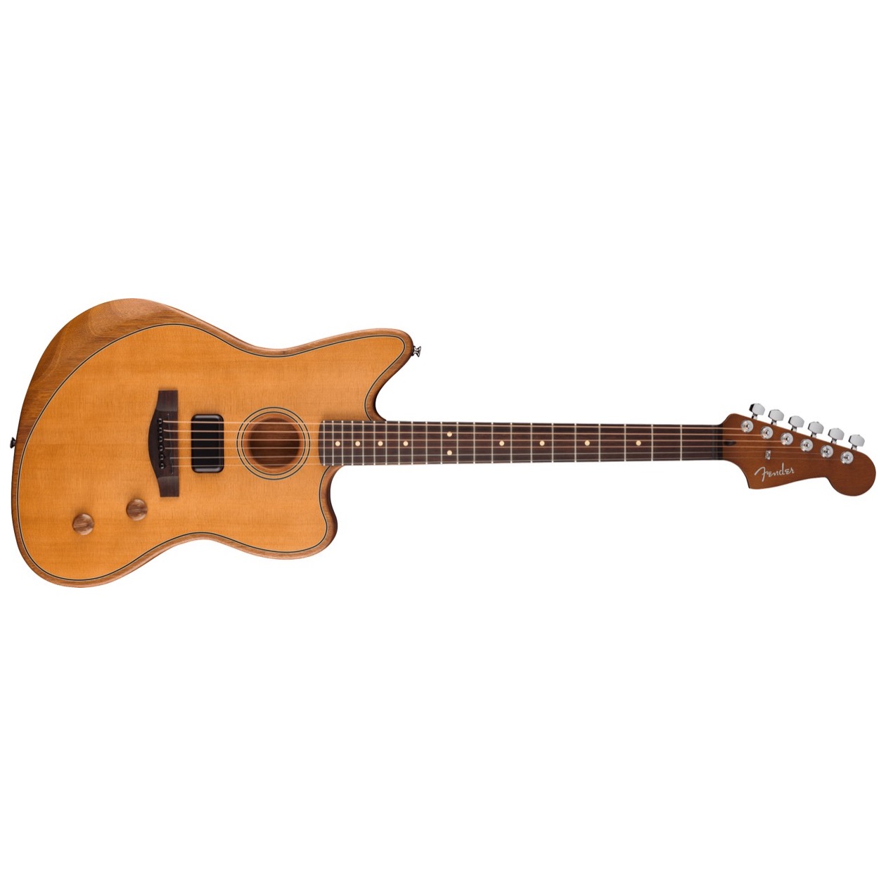 Fender Acoustasonic Standard Jazzmaster, Model 0973133534 Aged Natural