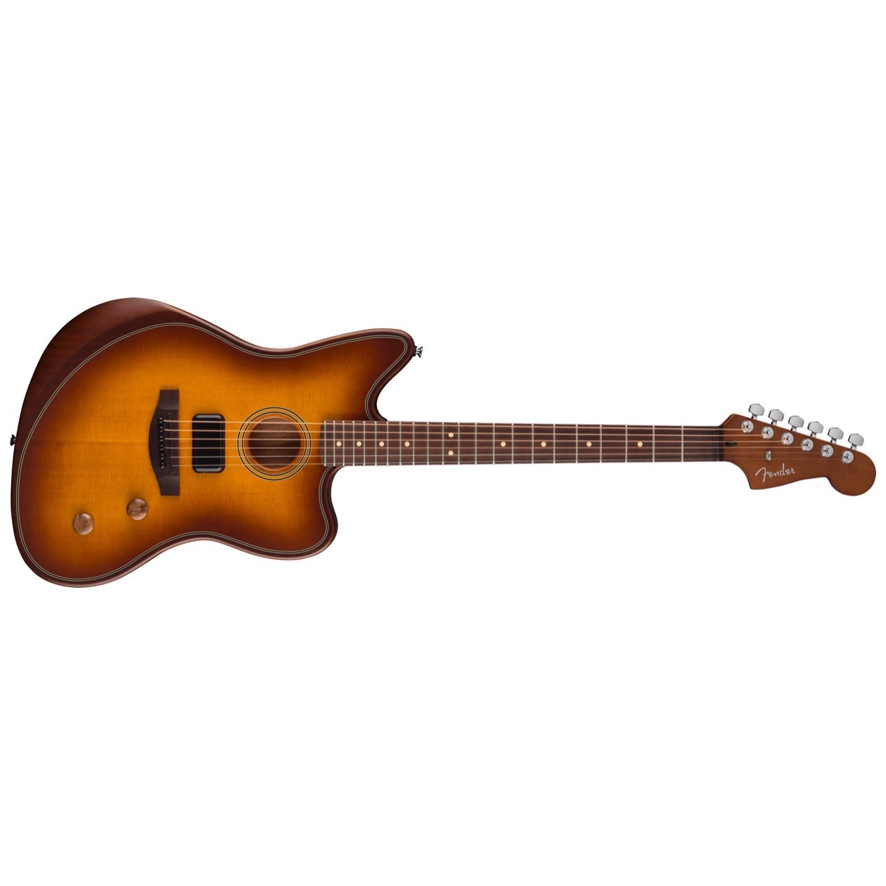 Fender Acoustasonic Standard Jazzmaster, Model 0973133542 Honey Burst