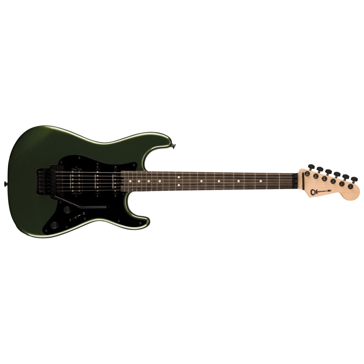 Charvel Pro-Mod So-Cal Style 1 HSS FR E, Ebony Fingerboard, Lambo Green Model 2966803518, HELAAS NOOIT MEER LEVERBAAR, DISCONTINUED