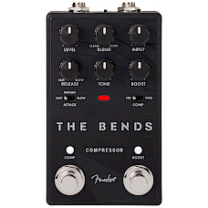 Fender The Bends Compressor V2 Intuitive Compressor/boost Combo Pedal Exclusief Adapter Model 0234531050 NIEUW 2026 MODEL