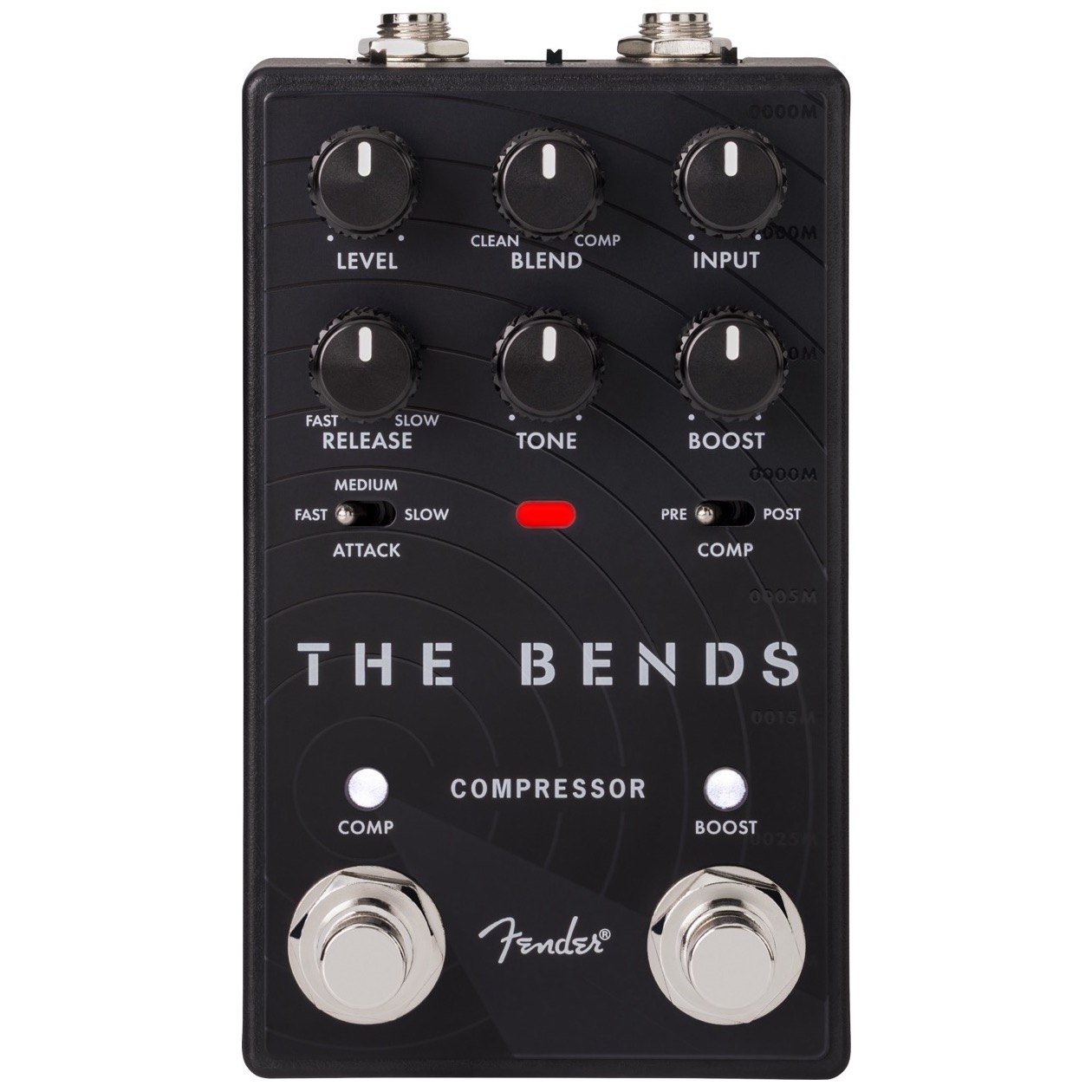 Fender The Bends Compressor V2 Intuitive Compressor/boost Combo Pedal Exclusief Adapter Model 0234531050 NIEUW 2026 MODEL