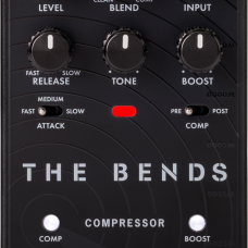 Fender The Bends Compressor V2 Intuitive Compressor/boost Combo Pedal Exclusief Adapter Model 0234531050 NIEUW 2026 MODEL