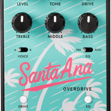 Fender Santa Ana Overdrive V2 JFET-based Class-A Overdrive Pedal Exclusief Adapter Model 0234533050 NIEUW 2026 MODEL