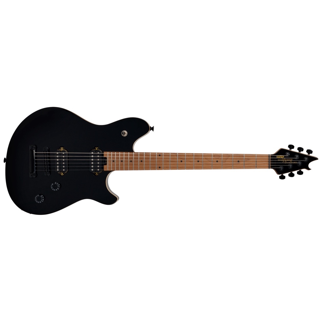 EVH Wolfgang Standard T.O.M., Baked Maple Fingerboard, Gloss Black Model 5107005503 Elektrische Gitaar