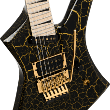 Jackson Pro Plus Series Signature Brandon Ellis Kelly KE27, Maple Fingerboard, Gold Crackle Model 2919904500 Inclusief Jackson Gig Bag