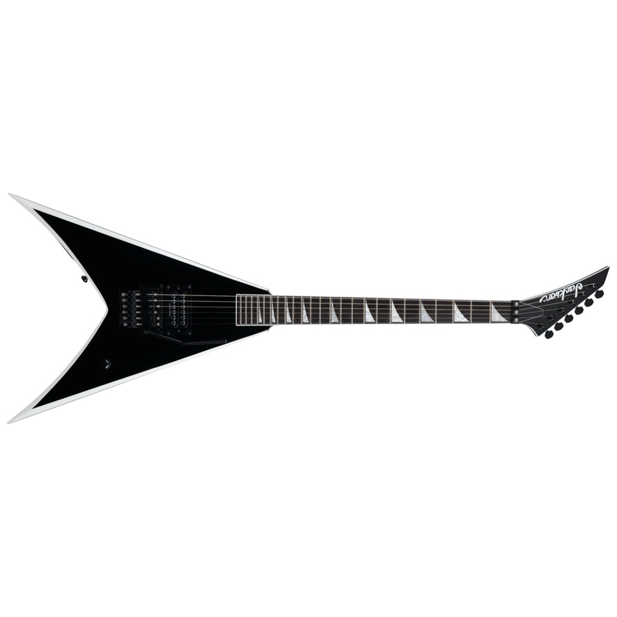 Jackson Pro Series Signature Wes Borland King V KV - Black With White Bevels Model 2919775503 Inclusief Jackson Gig Bag
