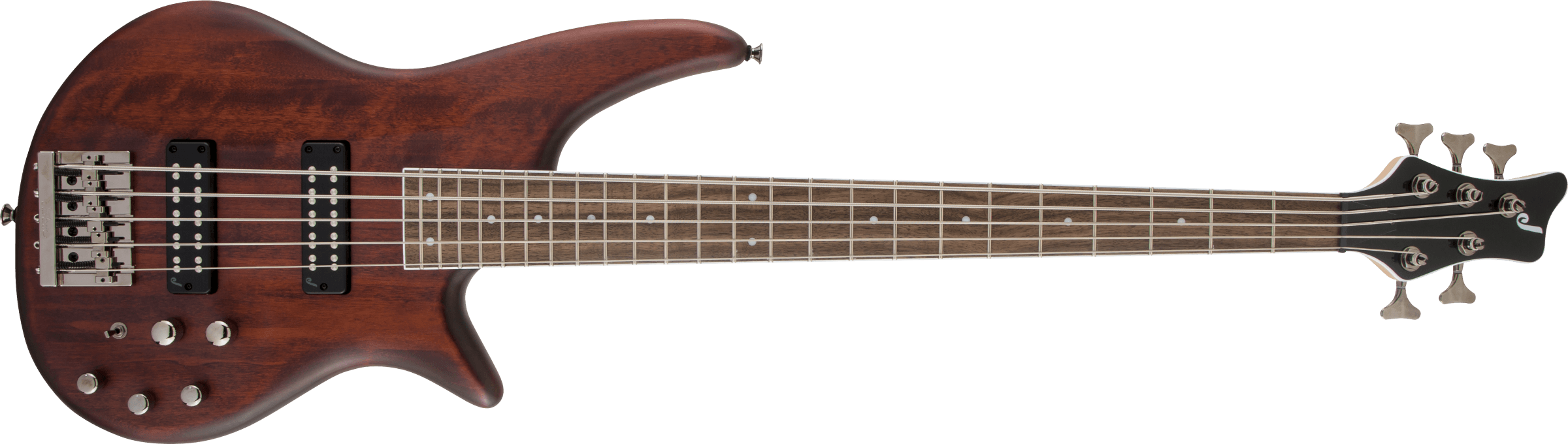 Jackson JS Series Spectra Bass 5 Snarig JS3V, Laurel Fingerboard, Walnut Stain Model 2919005557