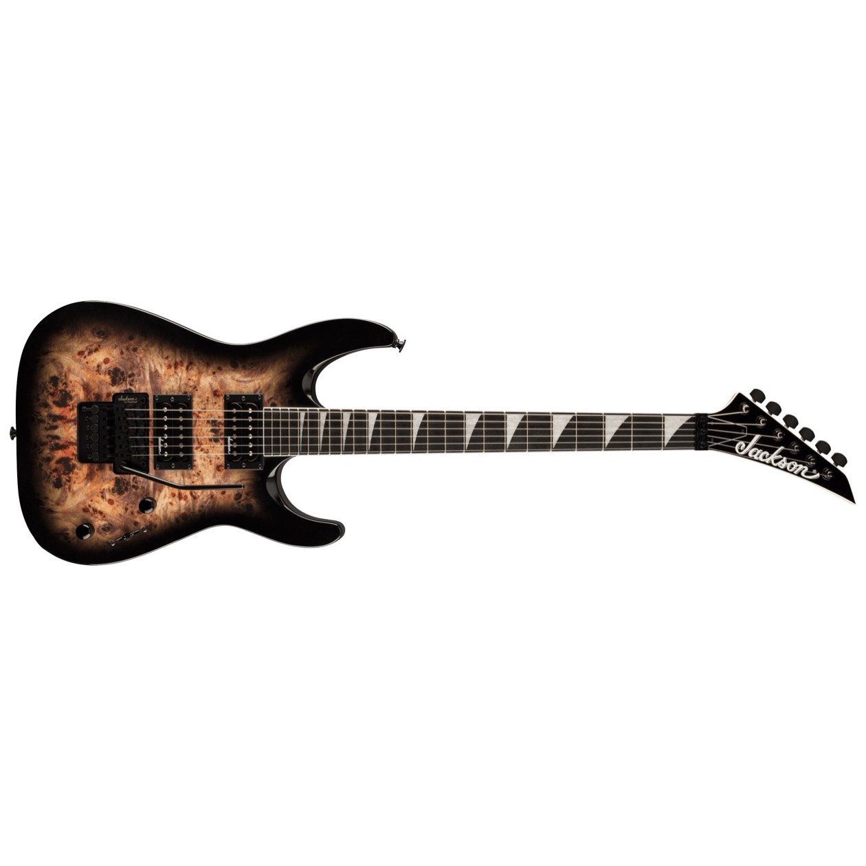 Jackson JS Series Dinky JS32 DKAP, Amaranth Fingerboard, Transparent Black Burst Model 2918824557