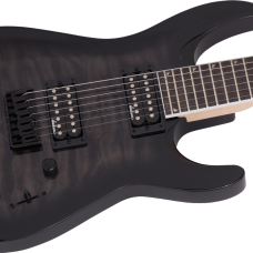 Jackson JS Series Dinky Arch Top JS32Q DKA HT, Amaranth Fingerboard, Transparent Black Burst Model 2918809585
