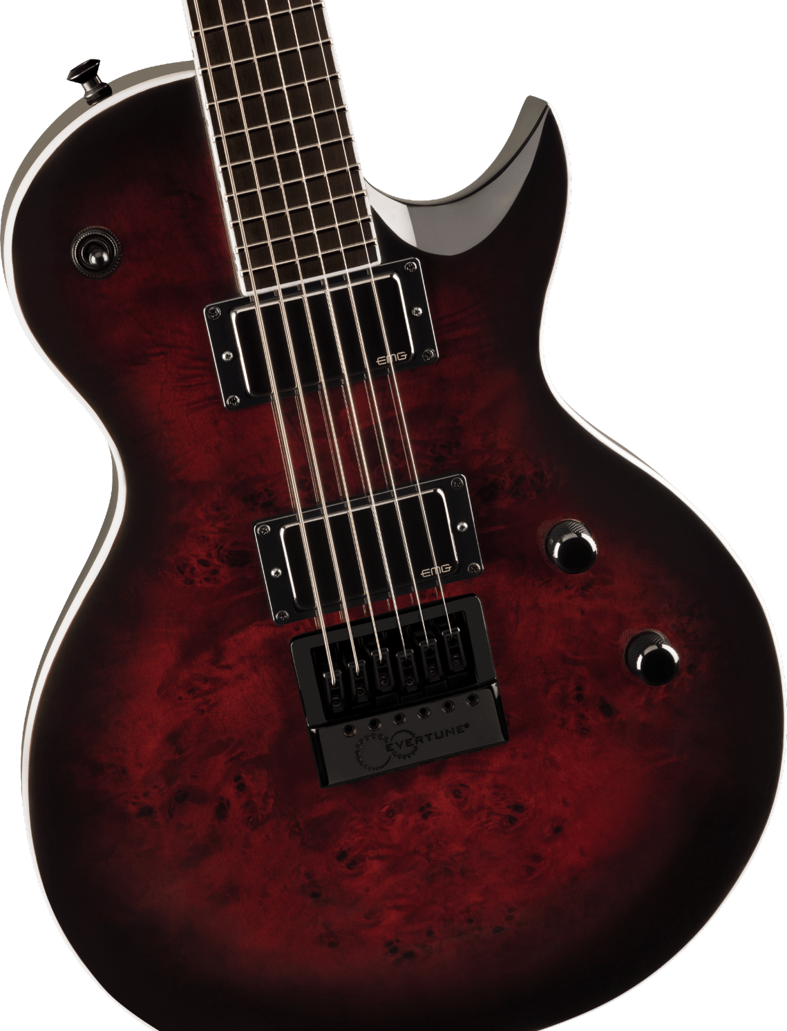Jackson Pro Series Signature Diamond Rowe DR12MG EVTN6, Ebony Fingerboard, Dark Rose Model 2916999590 Inclusief Jackson Gig Bag