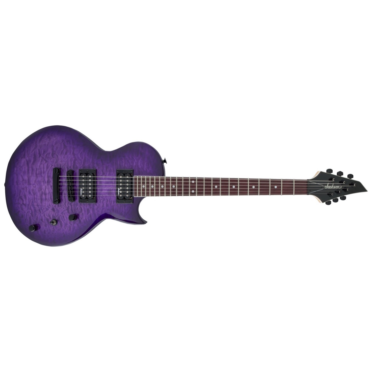 Jackson JS Series Monarkh SC JS22Q, Amaranth Fingerboard, Transparent Purple Burst Model 2916901592