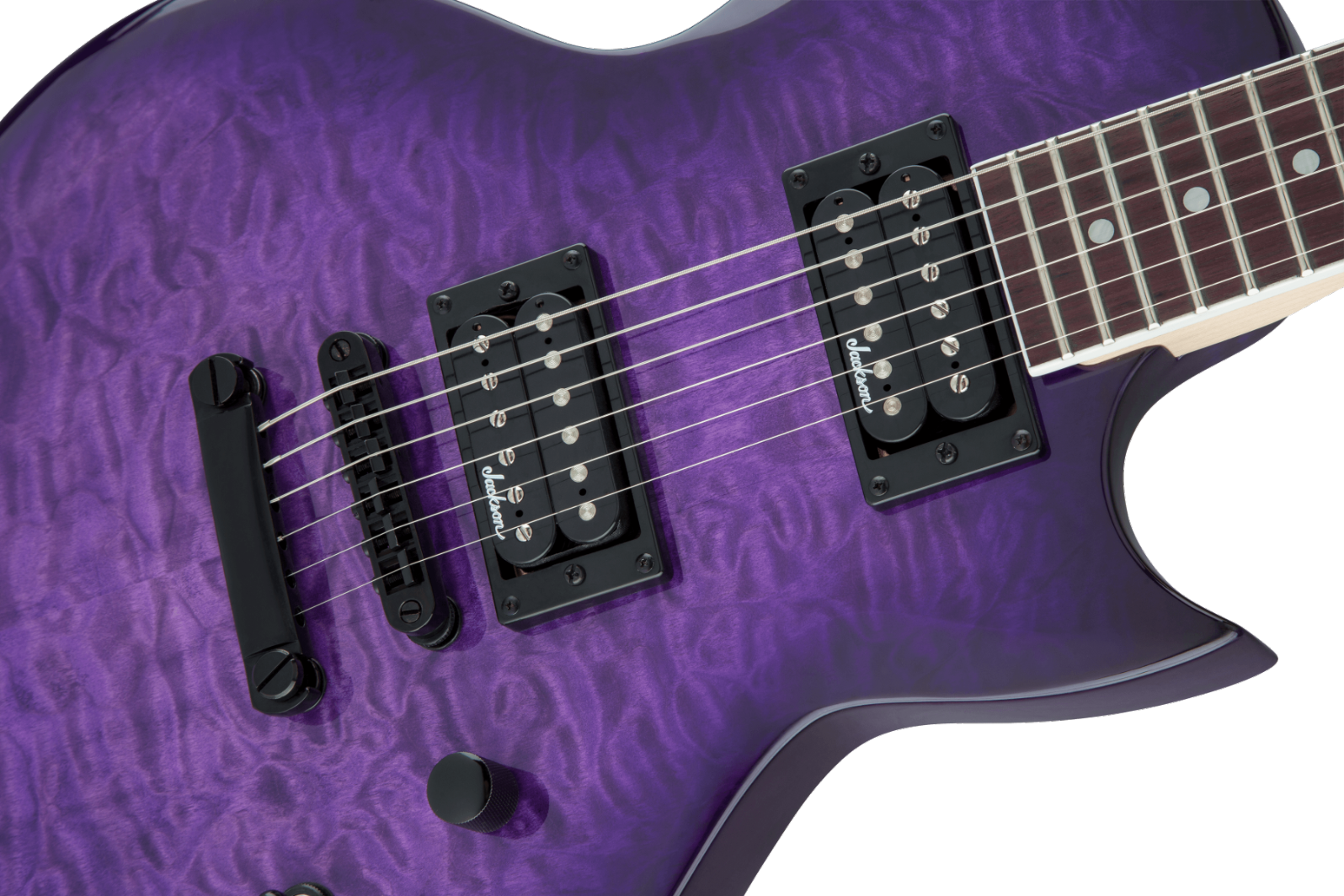 Jackson JS Series Monarkh SC JS22Q, Amaranth Fingerboard, Transparent Purple Burst Model 2916901592