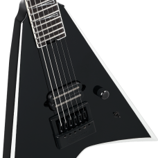 Jackson Pro Plus Series Signature Christian Andreu Rhoads RR24 EVTN, Ebony Fingerboard, Black with White Bevels Model 2916013503 Inclusief Jackson RR Foam Core Case