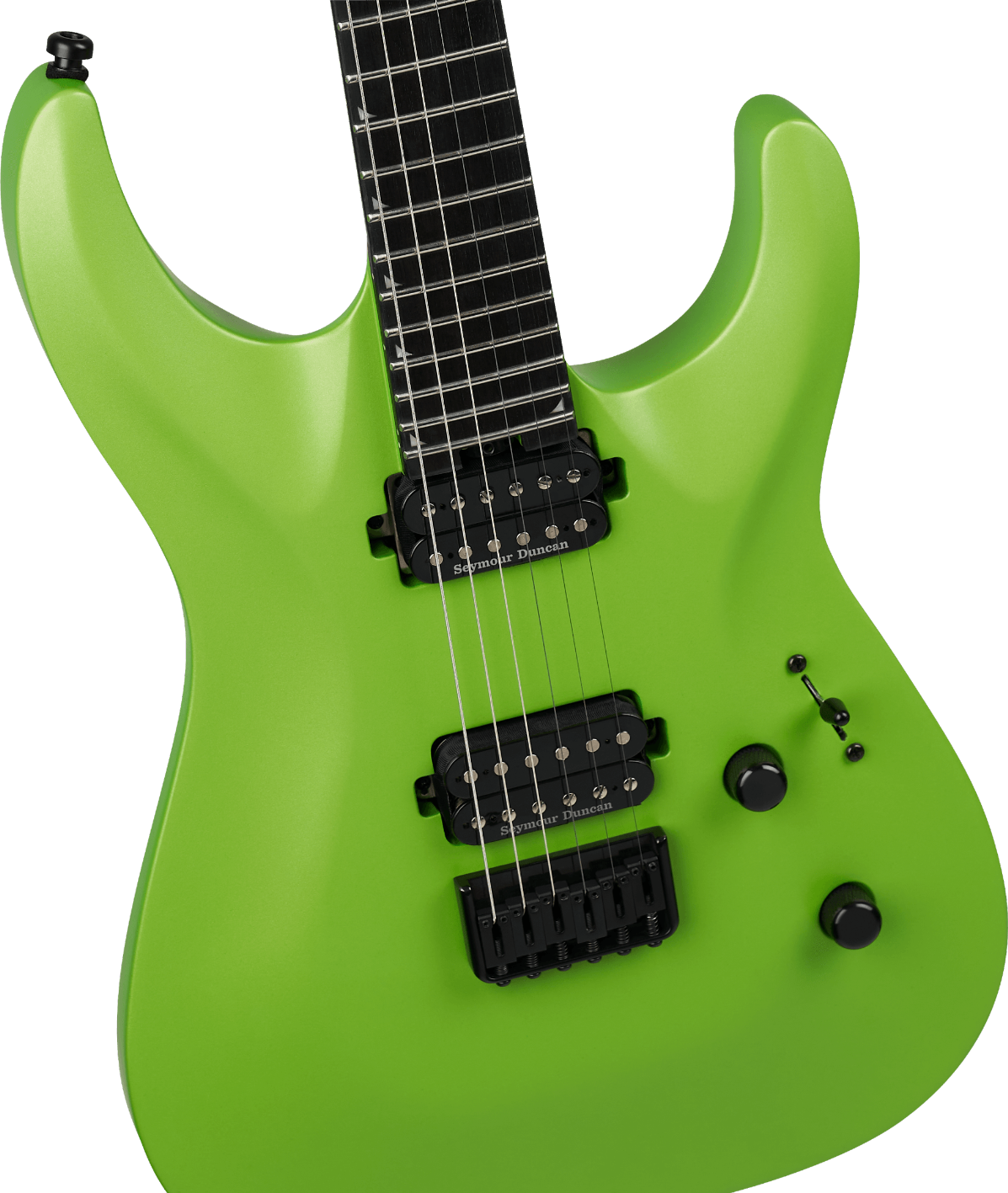 Jackson Pro Plus Series Soloist SLA2 HT, Ebony Fingerboard, Toxic Apple Model 2914507525 Inclusief Jackson Gig Bag
