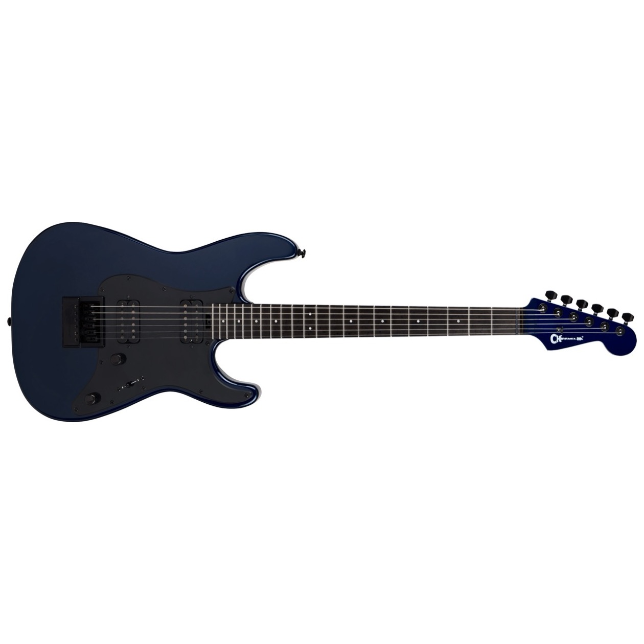 Charvel Pro-Mod Plus So-Cal Style 1 HH EVTN6 E, Ebony Fingerboard, Midnight Blue Model 2976851327 Inclusief Charvel Multi-Fit Gig Bag
