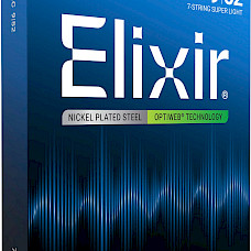Elixir 19007 Optiweb Snarenset voor 7 Snarige Elektrische Gitaar Set - Super Light 7-String 09-11-16-24-32-42-52