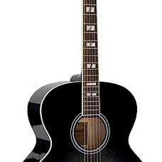 Richwood HSJS 42 TBK / HSJS42 TBK Richwood Heritage Series Jumbo Guitar with Solid Spruce Top Transparent Black