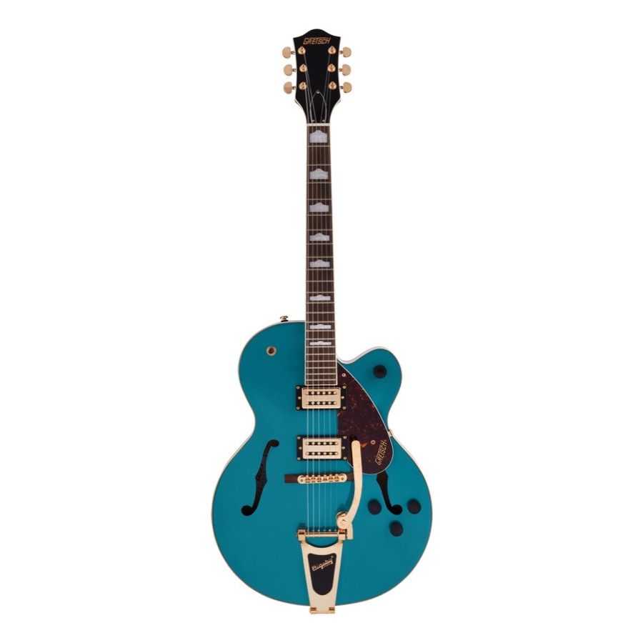 Gretsch G 2410 TG / G2410TG Streamliner ™ Hollow Body Single-Cut with Bigsby® and Gold Hardware, Laurel Fingerboard, Ocean Turquoise