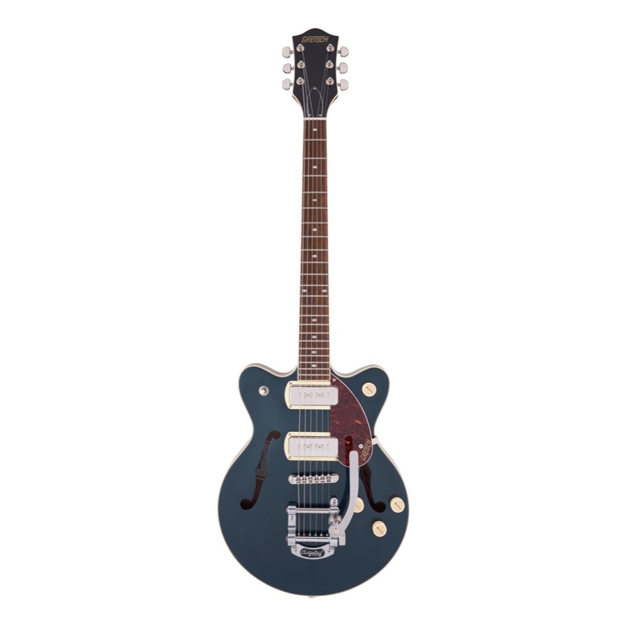Gretsch G 2655 T P 90 / G2655T-P90 Streamliner ™ Center Block Jr. Double-Cut P90 with Bigsby®, Laurel Fingerboard, Two-Tone Midnight Sapphire and Vintage Mahogany Stain UITVERKOCHT !