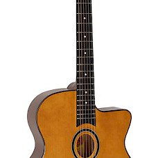 Richwood RM 70 NT / RM70 NT Natural Hot Club Jazz Gitaar met Ovaal Klankgat